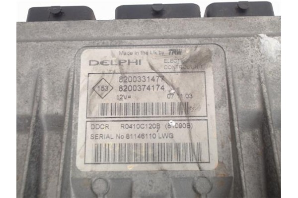 Recambio de centralita para renault clio ii fase ii (b/cb0) 1.5 base authentique referencia OEM IAM (8200331477) (8200374174) (8