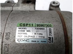 Recambio de compresor aire acond. para chevrolet spark 1.2 ls + referencia OEM IAM 95967303  96073851 , CHEVROLET