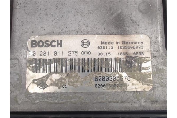 Recambio de centralita para renault megane ii berlina 5p 1.9 confort dynamique referencia OEM IAM 8200305678/030115 0281011275/1