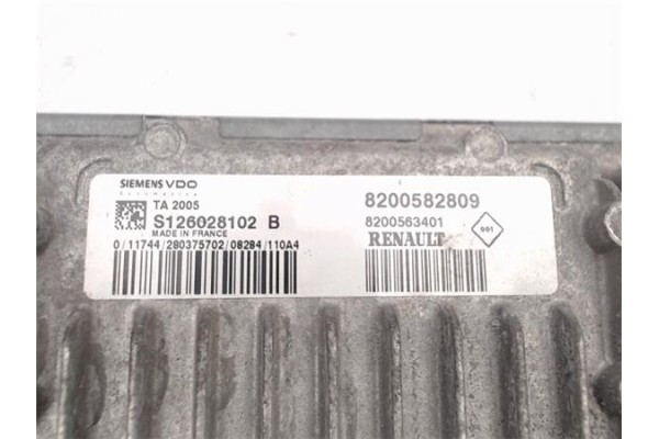 Recambio de centralita para renault clio iii 1.2 20 aniversario referencia OEM IAM 8200582809/280375702 8200563401/S126028102B 