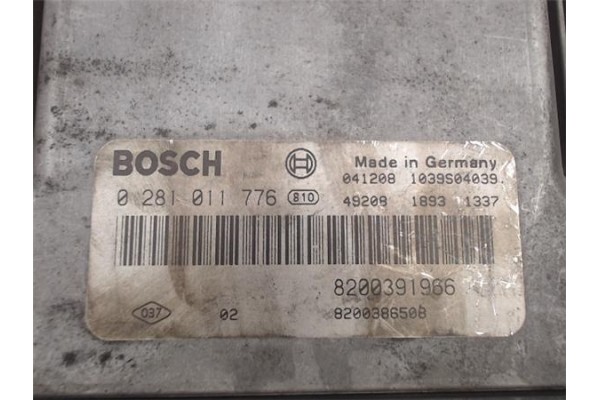 Recambio de centralita para renault scenic ii (jm) 1.9 luxe privilege referencia OEM IAM 8200391966/1039S040396 8200386508/02810