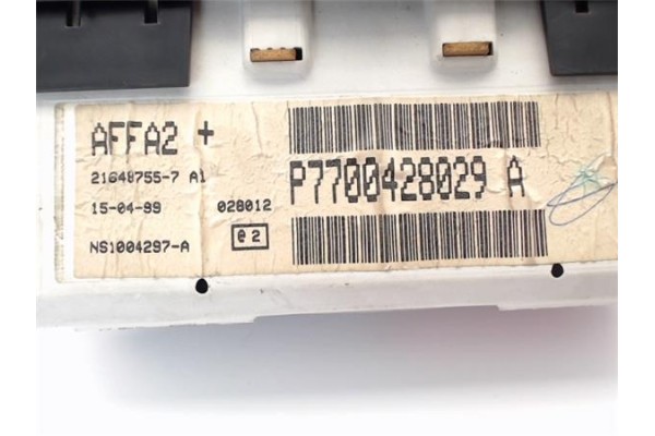 Recambio de reloj horario para renault clio ii fase i (b/cb0) 1.2 (b/cb0f, b/cb0a, b/cb10, b/cb1k, b/cb2d, b/cb2h) referencia OE