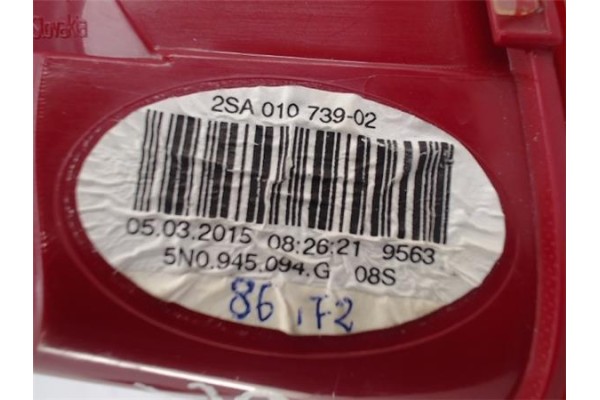 Recambio de piloto porton trasero derecho para volkswagen tiguan (5n2) 2.0 r-line 4motion referencia OEM IAM 5N0945094G 178957R 