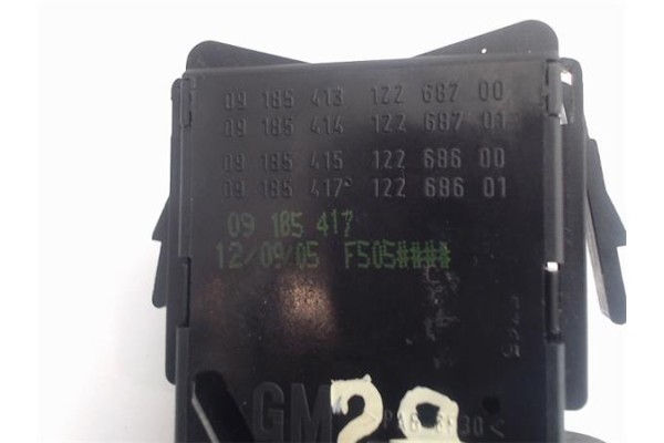 Recambio de mando de luces para opel meriva referencia OEM IAM 09185417 12268601 (09185417 , OPEL | 1241028 , OPEL | 9185415 , O