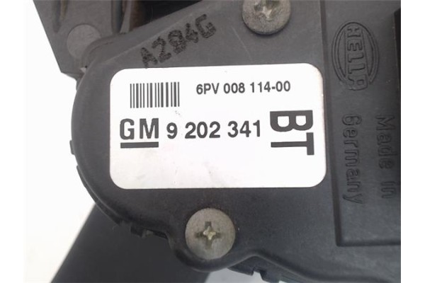 Recambio de pedal acelerador para opel zafira a 2.0 dti 16v referencia OEM IAM 9202341 6PV00811400 