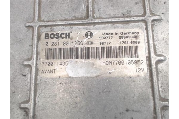 Recambio de centralita para renault laguna (b56) 1.9 dti referencia OEM IAM (7700114354) (7700105952) (0281001766) 