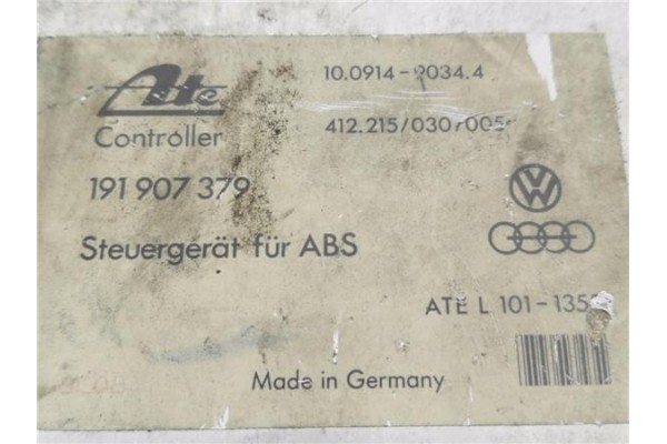 Recambio de centralita abs para volkswagen golf ii (191/193) 1.8 gti special referencia OEM IAM 191907379 10091490344 
