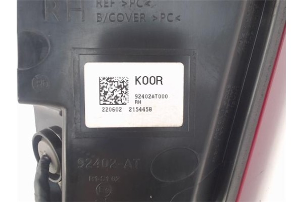 Recambio de piloto trasero derecho para kia niro () híbrido vision referencia OEM IAM K00R92402AT000  