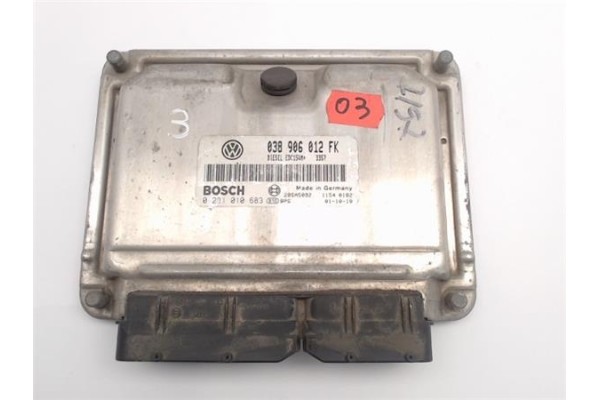 Recambio de centralita para seat leon (1m1) 1.9 sport 4x4 referencia OEM IAM (038906012FK) (0281010683) 