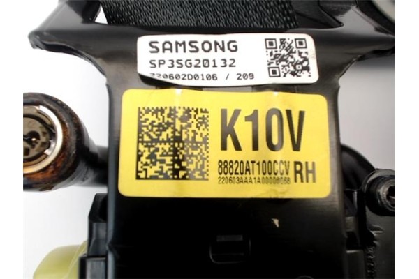 Recambio de cinturon seguridad trasero derecho para kia niro () híbrido vision referencia OEM IAM 89880AT200CCV  