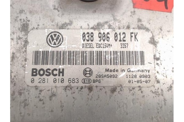 Recambio de centralita para seat leon (1m1) 1.9 sport f.r. 4x4 referencia OEM IAM (038906012FK) (0281010683) 