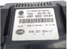 Recambio de mandos climatizador para audi a6 berlina (4b2) 1.8 t referencia OEM IAM 4B0820043H 5HB00760417 