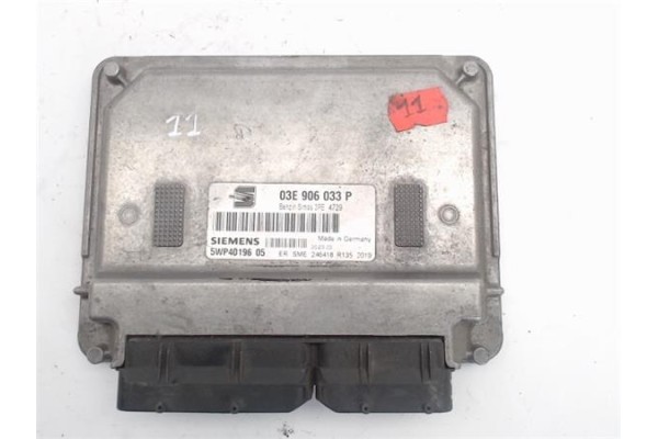 Recambio de centralita para seat ibiza (6l1) 1.2 cool referencia OEM IAM (03E906033P) (5WP4019605) 