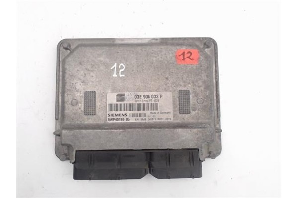 Recambio de centralita para seat ibiza (6l1) 1.2 hit referencia OEM IAM (03E906033P) (5WP4019605) 