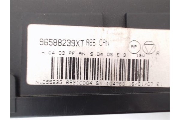 Recambio de mandos calefaccion / a.a. para citroen c3 1.4 hdi referencia OEM IAM 96588239XT  