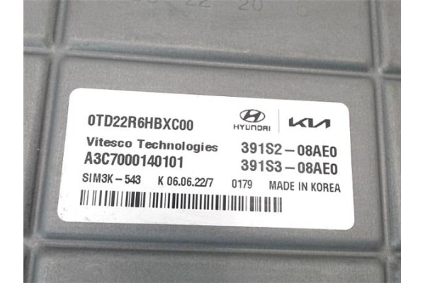 Recambio de centralita para kia niro () híbrido vision referencia OEM IAM 391S208AE0   Recambio de centralita para kia niro () híbrido vision referencia OEM IAM 391S208AE0