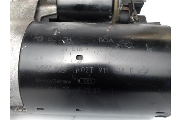 Recambio de motor arranque para seat ibiza (6l1) 1.4 fresh referencia OEM IAM 02T911023E  2T911023EX , AUDI | 2T911023G , AUDI |