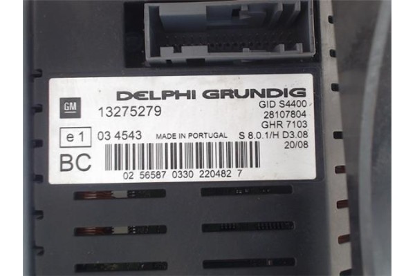 Recambio de reloj horario para opel corsa d 1.3 cdti referencia OEM IAM 13275279 28107804  Recambio de reloj horario para opel corsa d 1.3 cdti referencia OEM IAM 13275279 28107804