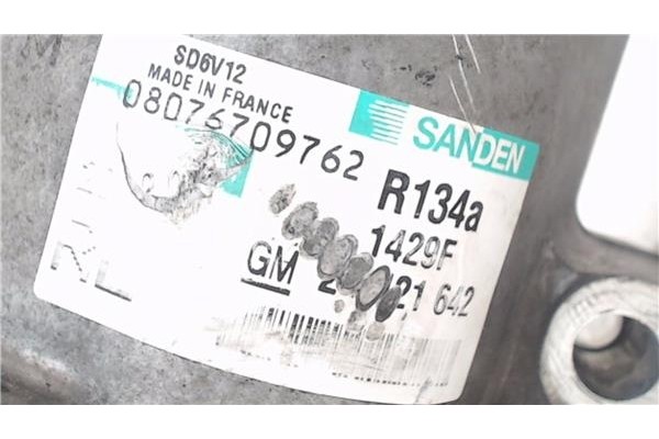 Recambio de compresor aire acond. para opel astra h referencia OEM IAM SD6V12  