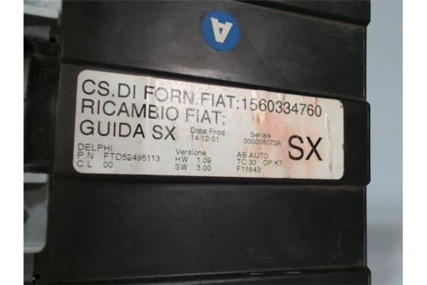 Recambio de mandos climatizador para alfa romeo 156 (116) 2.4 jtd distinctive referencia OEM IAM 1560334760 FTD52495113 