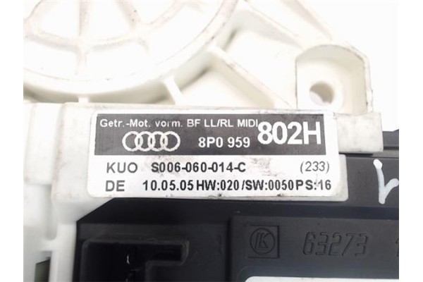 Recambio de motor elevalunas delantero derecho para audi a3 (8p1) referencia OEM IAM (8P0959802H) (05074636) 