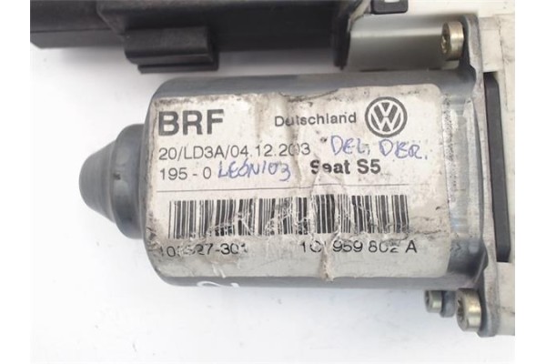 Recambio de motor elevalunas delantero derecho para seat leon (1p1) referencia OEM IAM 1C1959802A 105415-301 