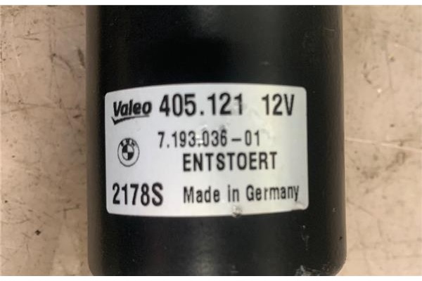 Recambio de motor limpiaparabrisas delantero para bmw serie 1 berlina (e81/e87) 118d referencia OEM IAM 405121  