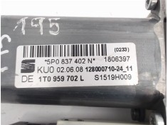 Recambio de motor elevalunas delantero derecho para seat altea (5p1) referencia OEM IAM 1K0959792P/1806397 1T0959702L/5P0837402N