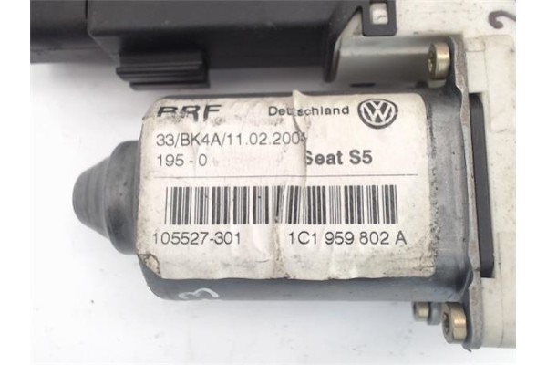 Recambio de motor elevalunas delantero derecho para seat leon (1m1) referencia OEM IAM (1C1959802A) (9776105415-301) 1C1959802A 