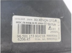 Recambio de faro delantero dcho para citroen c5 berlina 2.0 audace referencia OEM IAM 9650115380 89035114 