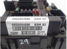 Recambio de caja fusibles/rele para peugeot 206 1.4 e-music referencia OEM IAM 9650664080 BSM-B3/32078863 