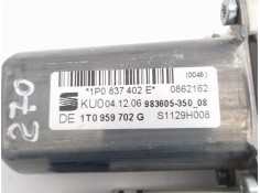 Recambio de motor elevalunas delantero derecho para seat leon (1p1) referencia OEM IAM (1K0959792M) (1T0959702G) (1P0837402E) 