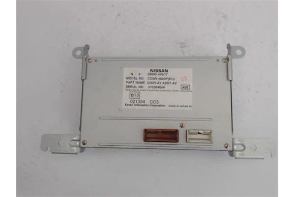 Recambio de navegador para nissan primera berlina (p12) referencia OEM IAM 28090AV617  