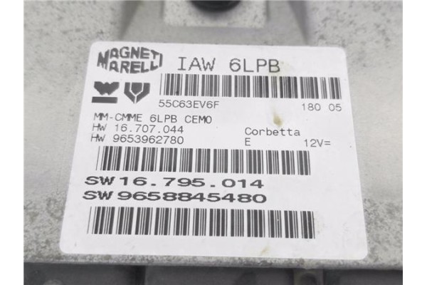 Recambio de centralita para citroen c5 berlina 2.0 audace referencia OEM IAM 1939ZN 9658845480 