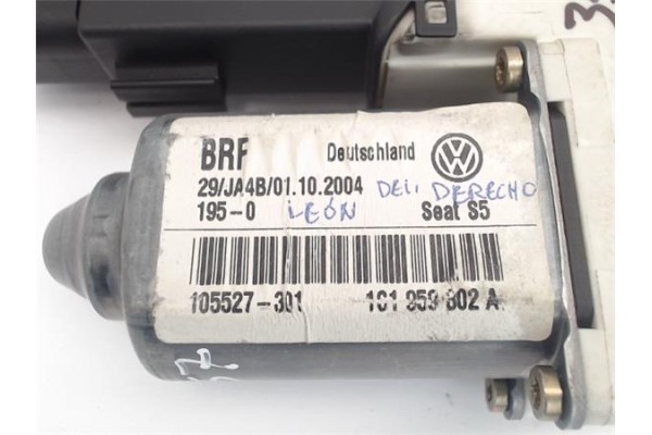 Recambio de motor elevalunas delantero derecho para seat leon (1m1) referencia OEM IAM (1C1959802A) (9776105415-301) 1C1959802A 