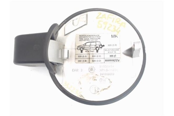 Recambio de tapa exterior combustible para opel zafira a 2.0 dti 16v referencia OEM IAM 182705  