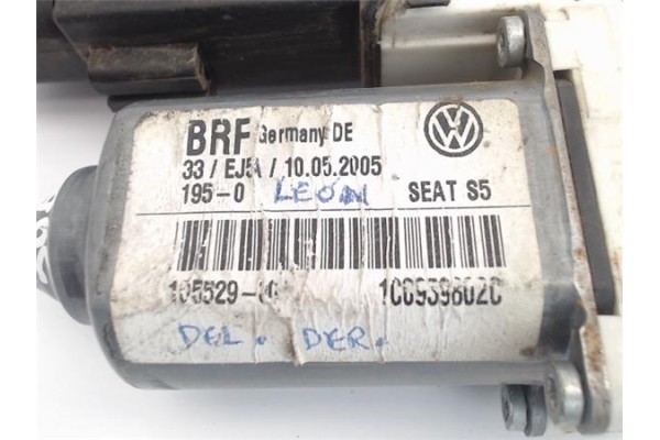 Recambio de motor elevalunas delantero derecho para seat leon (1p1) referencia OEM IAM (1C0959802C) (105413-301) 