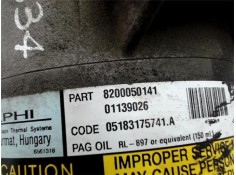 Recambio de compresor aire acond. para renault megane i scenic (ja0) 1.6 1.4 16v kaleido referencia OEM IAM 8200050141 9026 