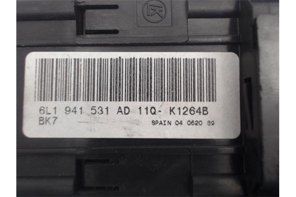 Recambio de mando de luces para seat ibiza (6l1) referencia OEM IAM (6L1941531AD) K1264B 
