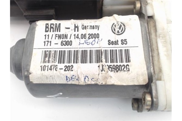 Recambio de motor elevalunas delantero derecho para seat leon (1m1) referencia OEM IAM (1J0959802G) (9776101436-203) 