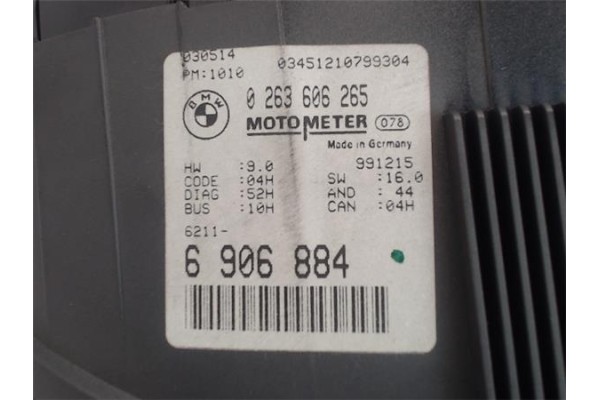Recambio de cuadro completo para bmw serie 3 berlina (e46) 2.0 320d referencia OEM IAM 8386096 0263606150 