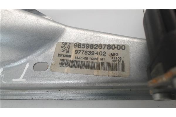 Recambio de mecanismo elevalunas trasero izquierdo para peugeot 308 referencia OEM IAM 9677737380 965982678000 