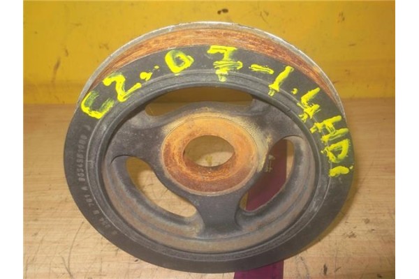 Recambio de polea cigueñal para citroen c2 (2003) 1.4 hdi referencia OEM IAM 9654961080J  
