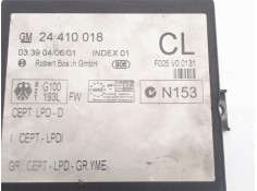Recambio de centralita cierre para opel zafira a referencia OEM IAM 24410018 F005V00131 
