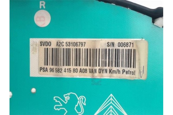 Recambio de cuadro completo para peugeot 1007 1.4 sport referencia OEM IAM a2c53106797  