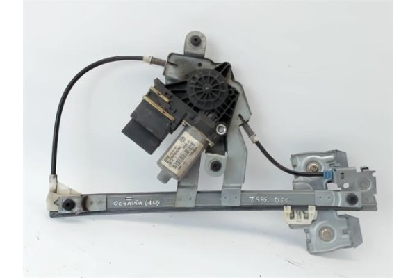 Recambio de elevalunas electrico trasero derecho para skoda octavia berlina (1u2) referencia OEM IAM 1U4839402G 1U0959812D 