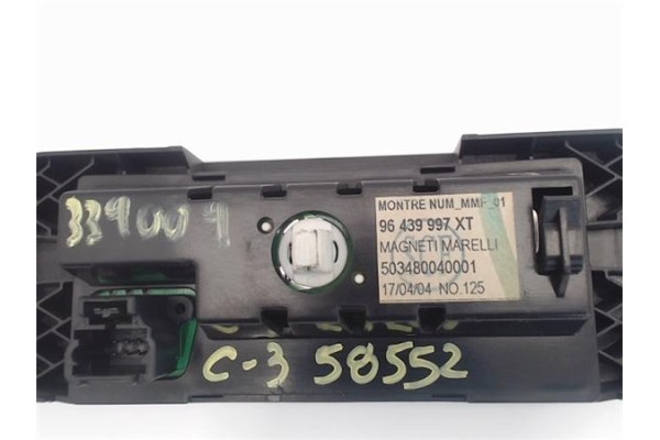 Recambio de reloj horario para citroen c3 1.4 hdi referencia OEM IAM 96439997XT 503480040001 