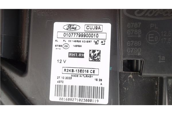 Recambio de faro xenon derecho para ford explorer (ctw) híbrido st-line plug-in-hybrid 4x4 referencia OEM IAM R2KB13E016CE  