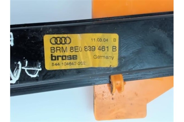 Recambio de mecanismo elevalunas trasero izquierdo para audi a4 avant (8e) 2.0 tdi (dpf) (125kw) referencia OEM IAM 8E0839461B  