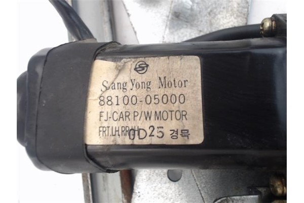 Recambio de mecanismo elevalunas trasero izquierdo para ssangyong musso referencia OEM IAM   